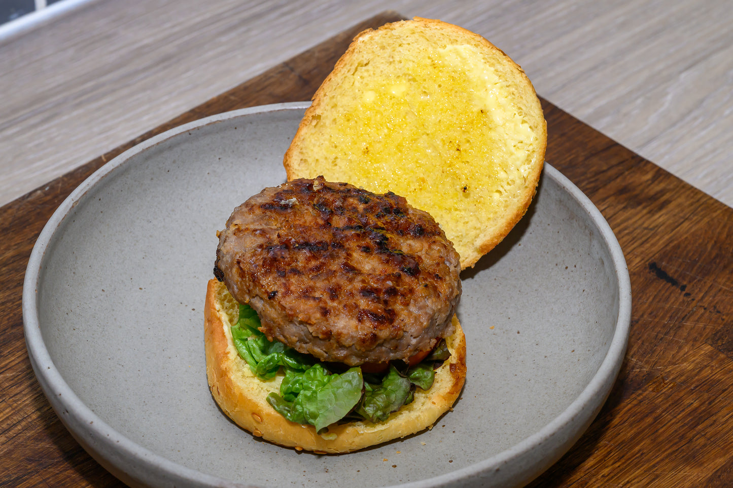 Pork and Apple Burgers