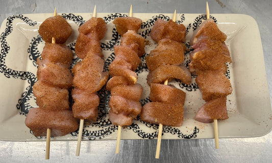 Chinese Style Pork Skewers