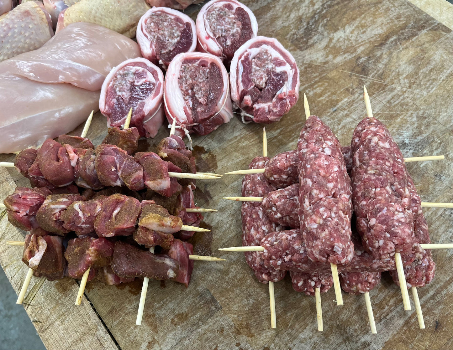 Minted Lamb Skewers