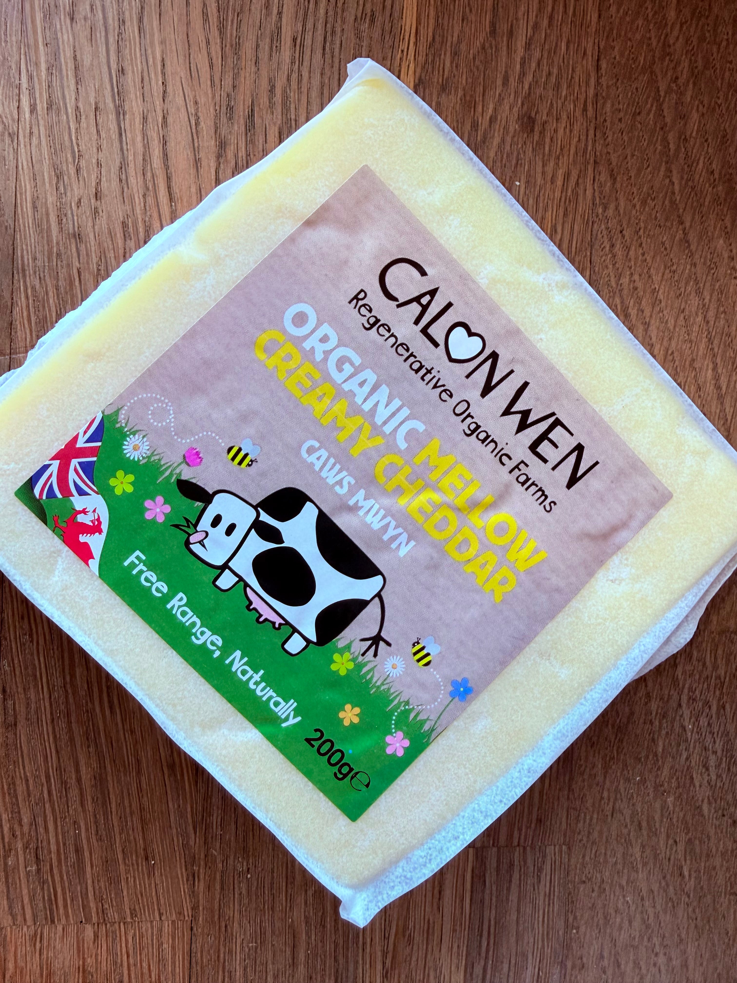 Organic Mellow Creamy Cheddar 200g – Edfords Farm Butchery