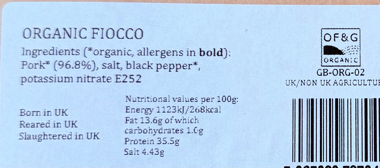 Organic Fiocco