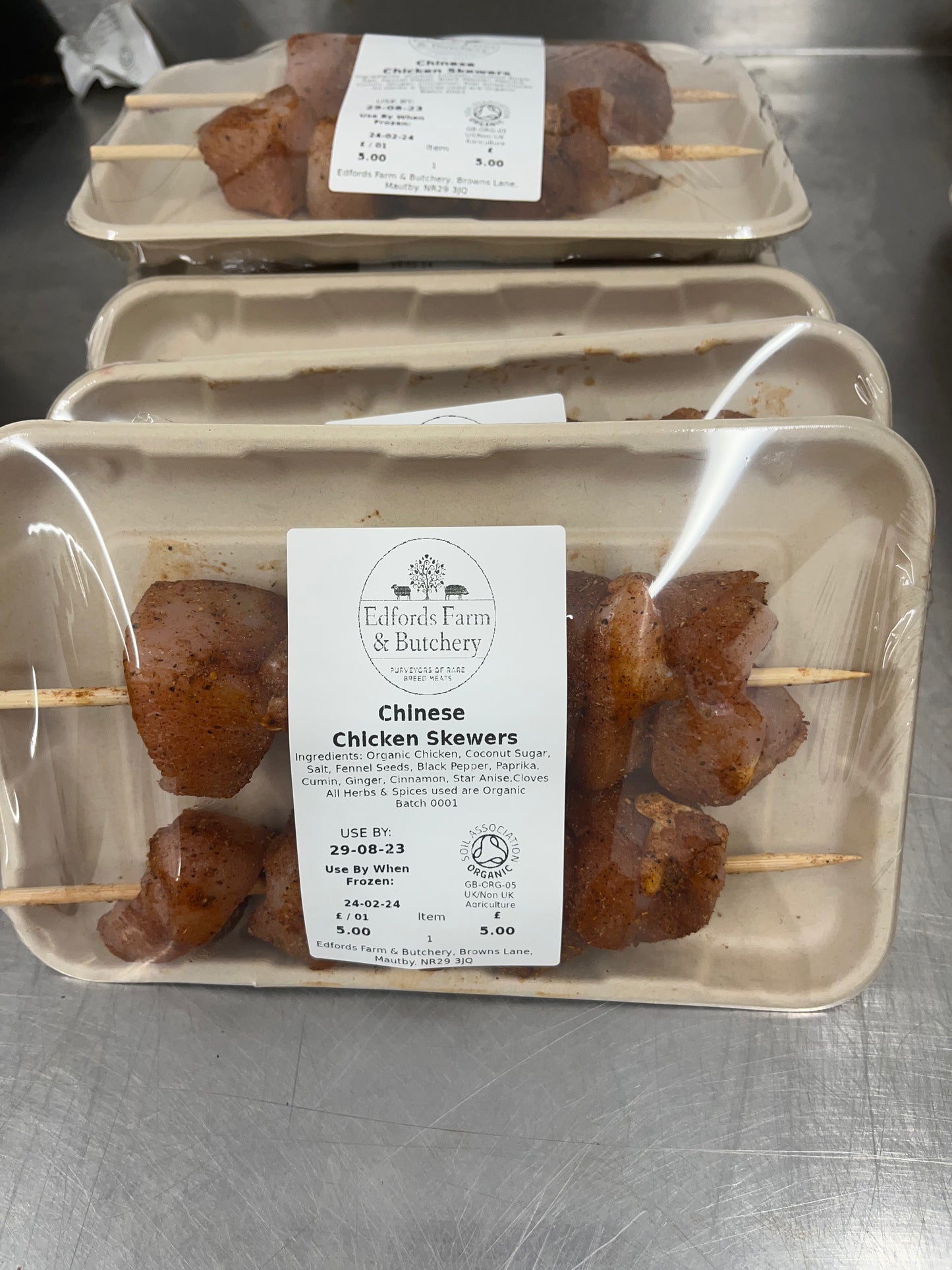 Chinese Style Chicken Skewers