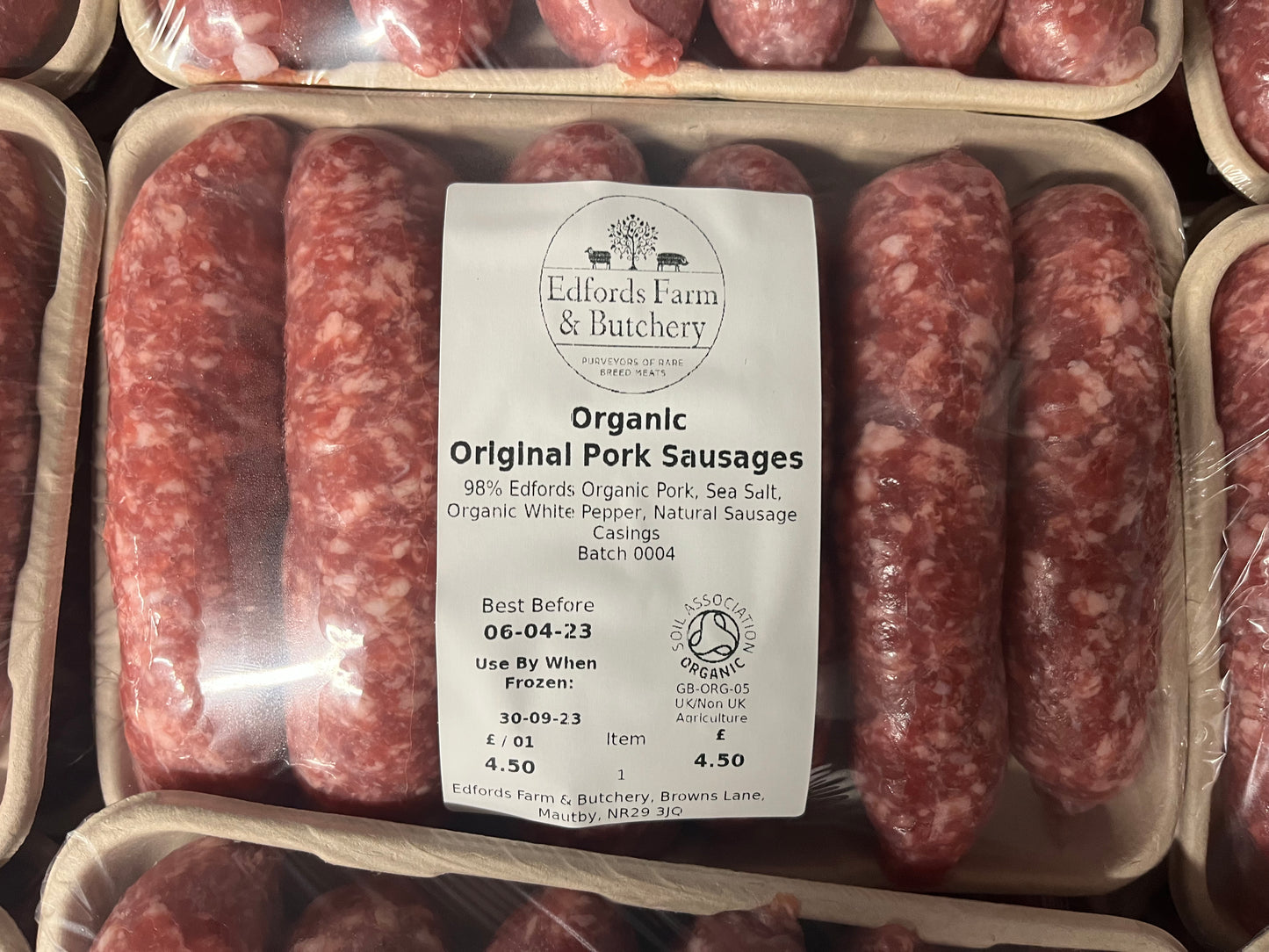 Organic Original Pork Sausages