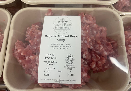 Organic Minced Pork 400g