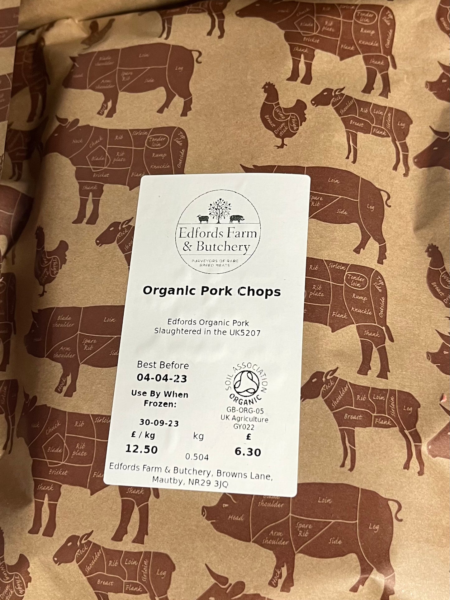 Organic Pork Chops